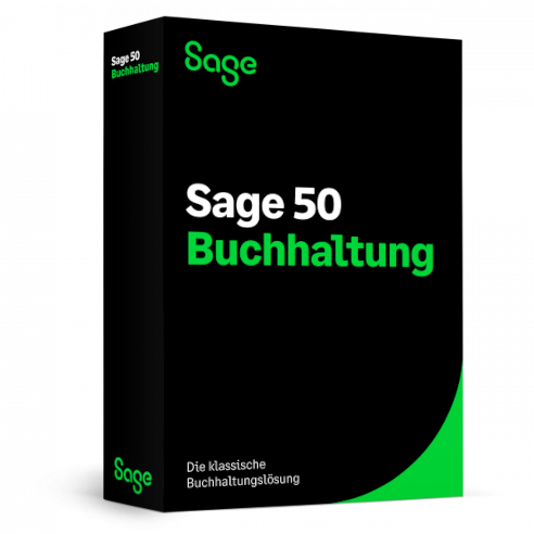 Packshot Sage 50 Buchhaltung